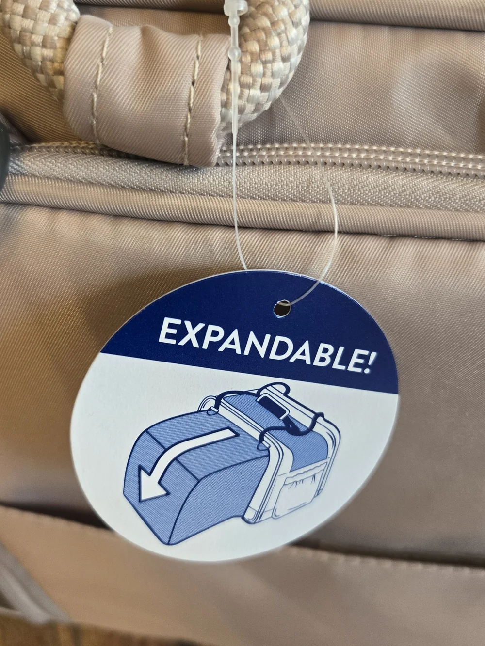 Top Paw Expandable Small Pet Carrier in Tan